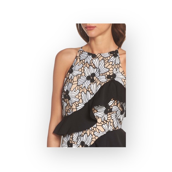 new keepsake the label ༄ Lace Frill Midi Cocktail Dress ༄ Edgy Aussie ༄ XS 00 0 - Picture 11 of 16